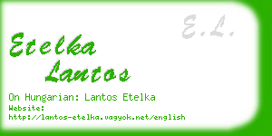 etelka lantos business card